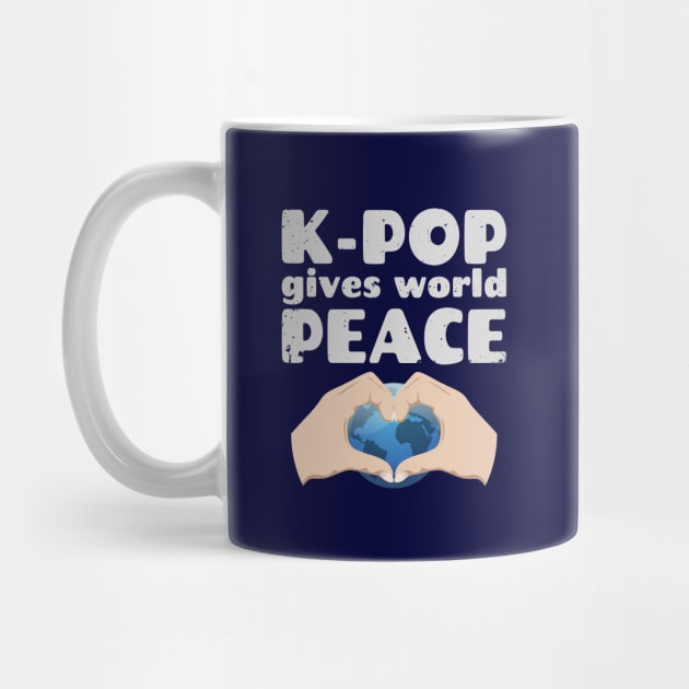 K-Pop gives world peace - earth heart by WhatTheKpop